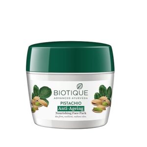 Biotique Pistachio Anti Ageing Nourishing Oil Face Pack, 175G