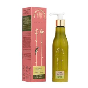 The Earth Collective Cleansing Conditioner Co-Wash | Mild 2 in 1 Shampoo and Conditioner for Dry Frizzy, Wavy, and Curly Hair, Helps Damaged Hair, Non-Foaming, Suitable for All Hair Types, 200ml
