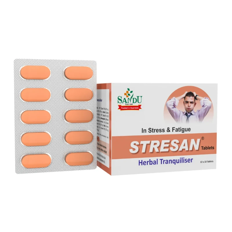 Sandu Ashwagandharishta (450 ml) & Stresan (30 Tabs) - Image 6
