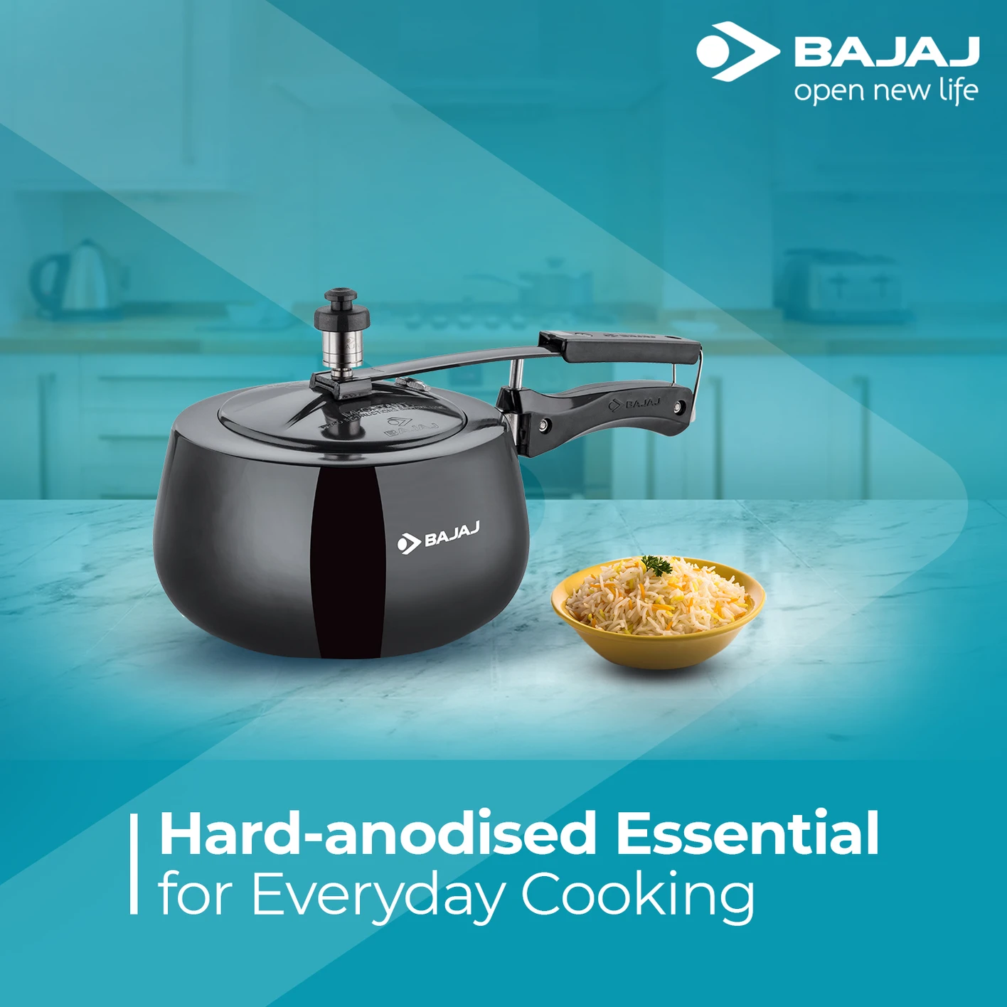 BAJAJ New Shakti 3HD HA Handi With IB 3 L Induction Bottom Pressure Cooker (Hard Anodized) - Image 11