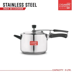 Inox Prochef Stainless Steel Inner Lid Induction Bottom Pressure Cooker 3Ltr/5ltr