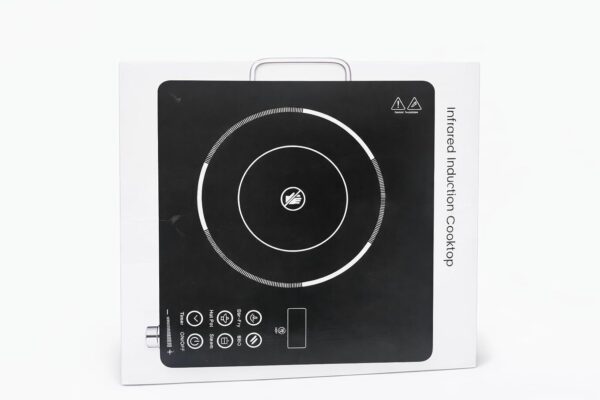 MANVIK 2200 Watts Infrared Cooktop | Preset Indian Menu Options & Timer | Compatible With Any Metal Cookware With Flat Bottom | Easy to clean | Portable | Black | 1Y Warranty