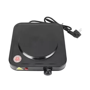 NS 1000 W 152.4 mm (6 Inch) Adjustable Electric Hot Plate 6R-F4L4-EAB9 Black