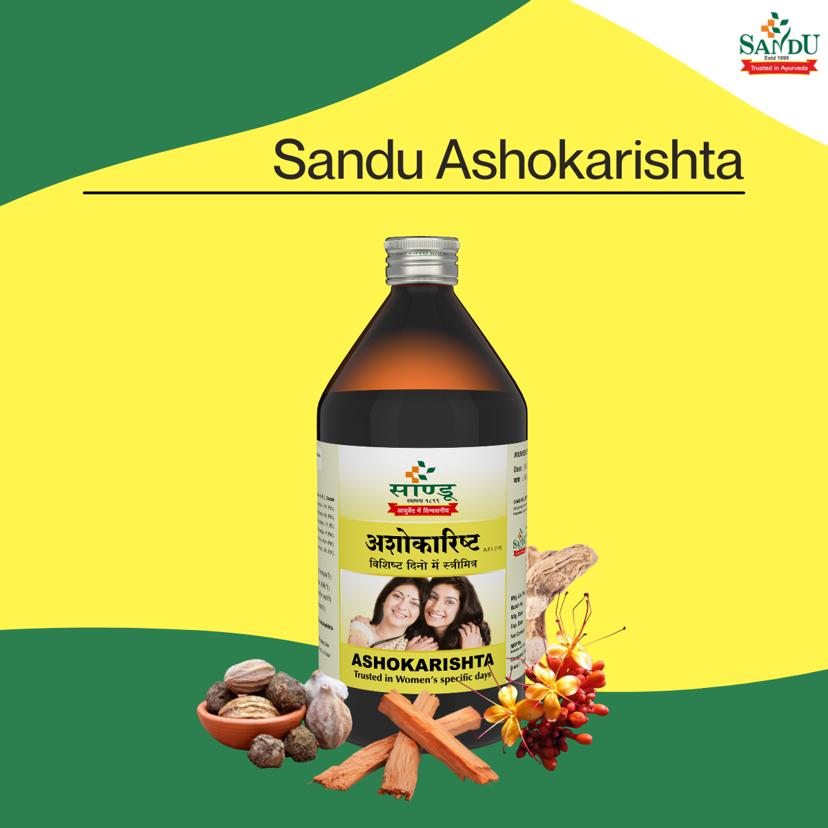 Sandu Ashokarishta - Ayurvedic Medicine for Women Health - Image 4