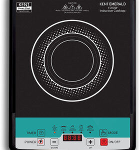 KENT Star Induction Cooktop 3000W | 6 Preset Menu | Full Microcrystalline Glass |Feather Touch Buttons & LED Display |Milk Boiling & Turbo Cooking...