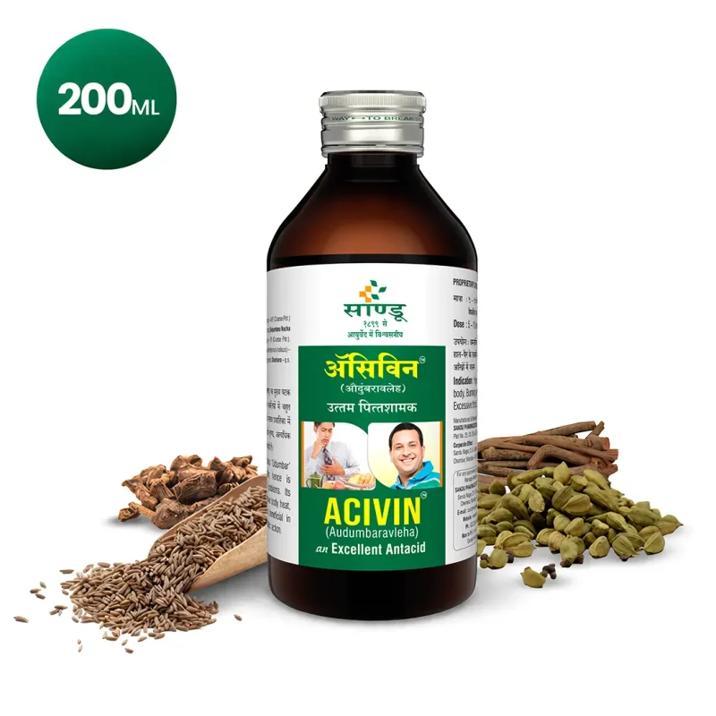 Sandu Acivin (200 ml) Herbal Antacid Tonic for Acidity - Image 2