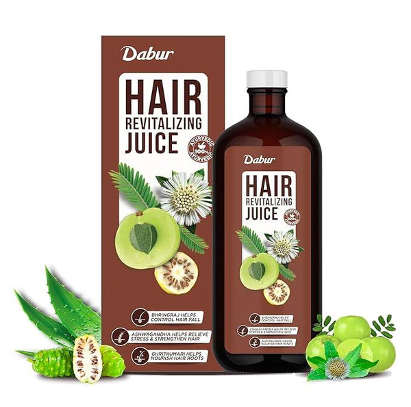 Dabur Hair Revitalizing Juice - Hair Growth & Fall Control - 1L
