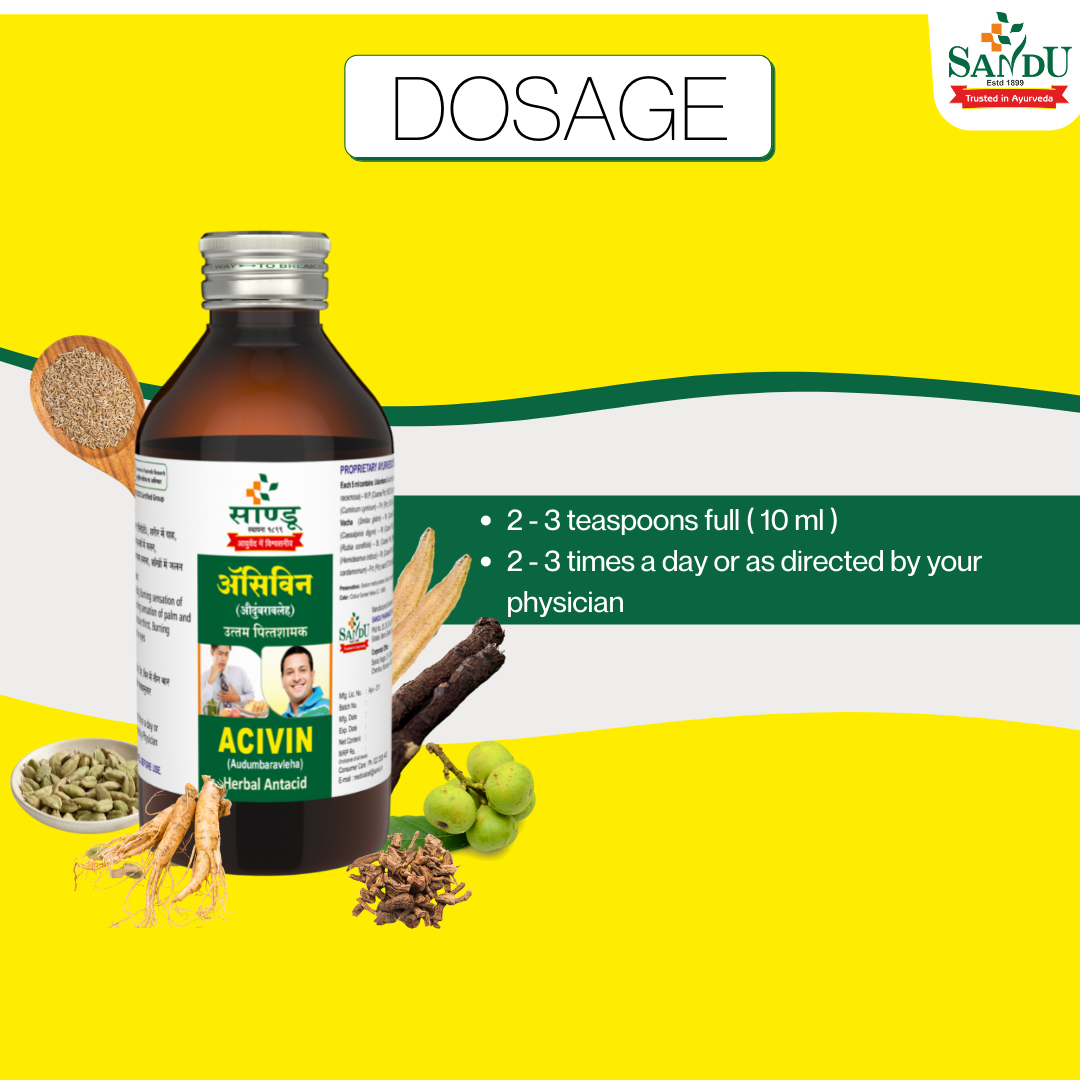 Sandu Acivin (200 ml) Herbal Antacid Tonic for Acidity - Image 5