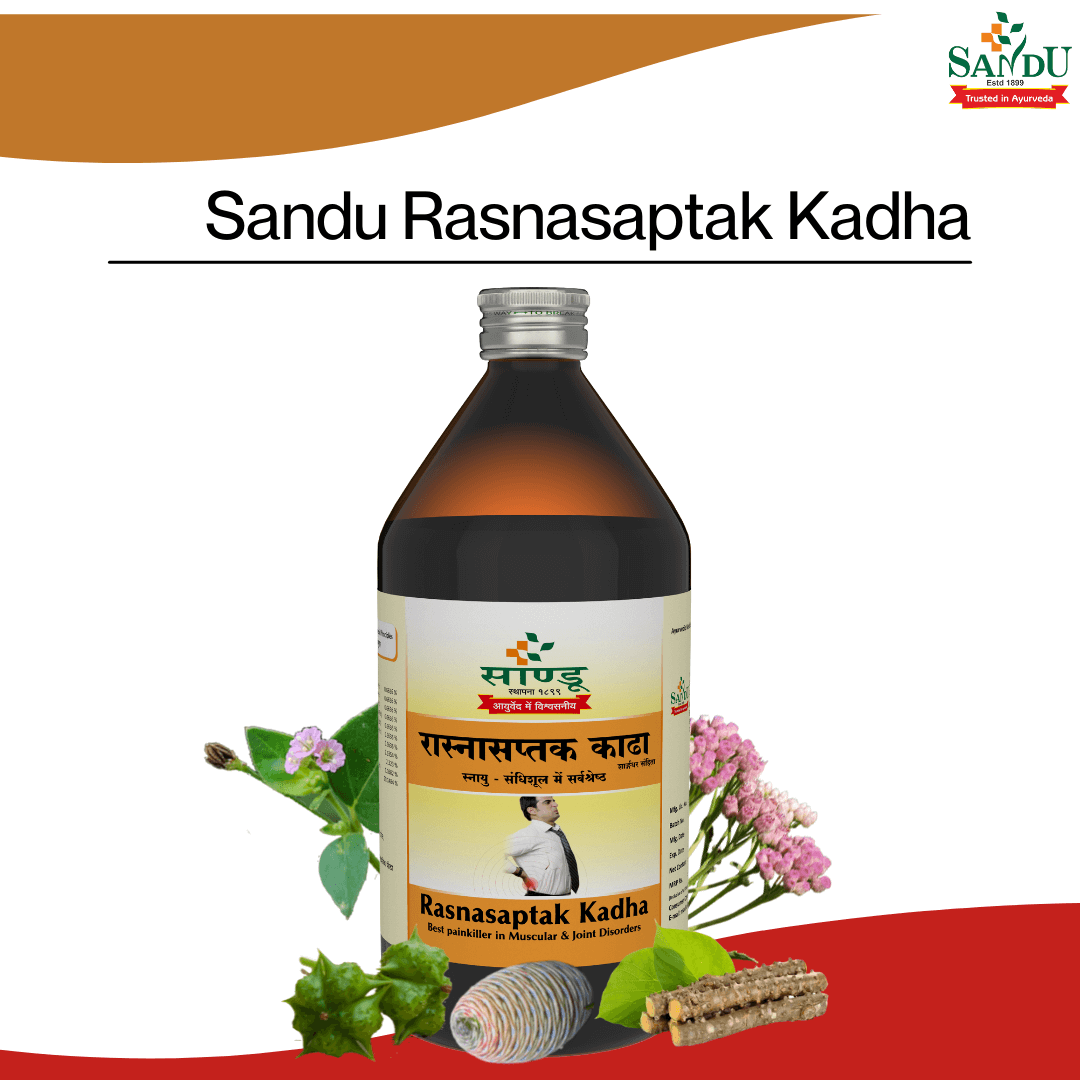 Sandu Rasnasaptak Kadha (450 ml) Ayurvedic Pain Reliever for Back Pain online