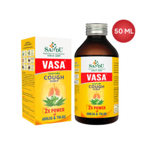 Sandu Vasa Cough Syrup (50ML Pack) For Respiratory Wellness And Soothe Throat Irritation