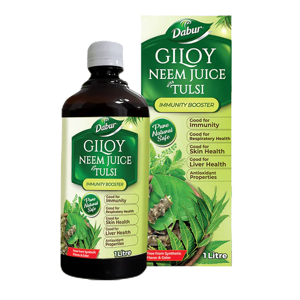 Dabur Giloy Neem Tulsi Juice for Immunity, Respiratory, Skin & Liver Health - Pack of 2 - Image 9