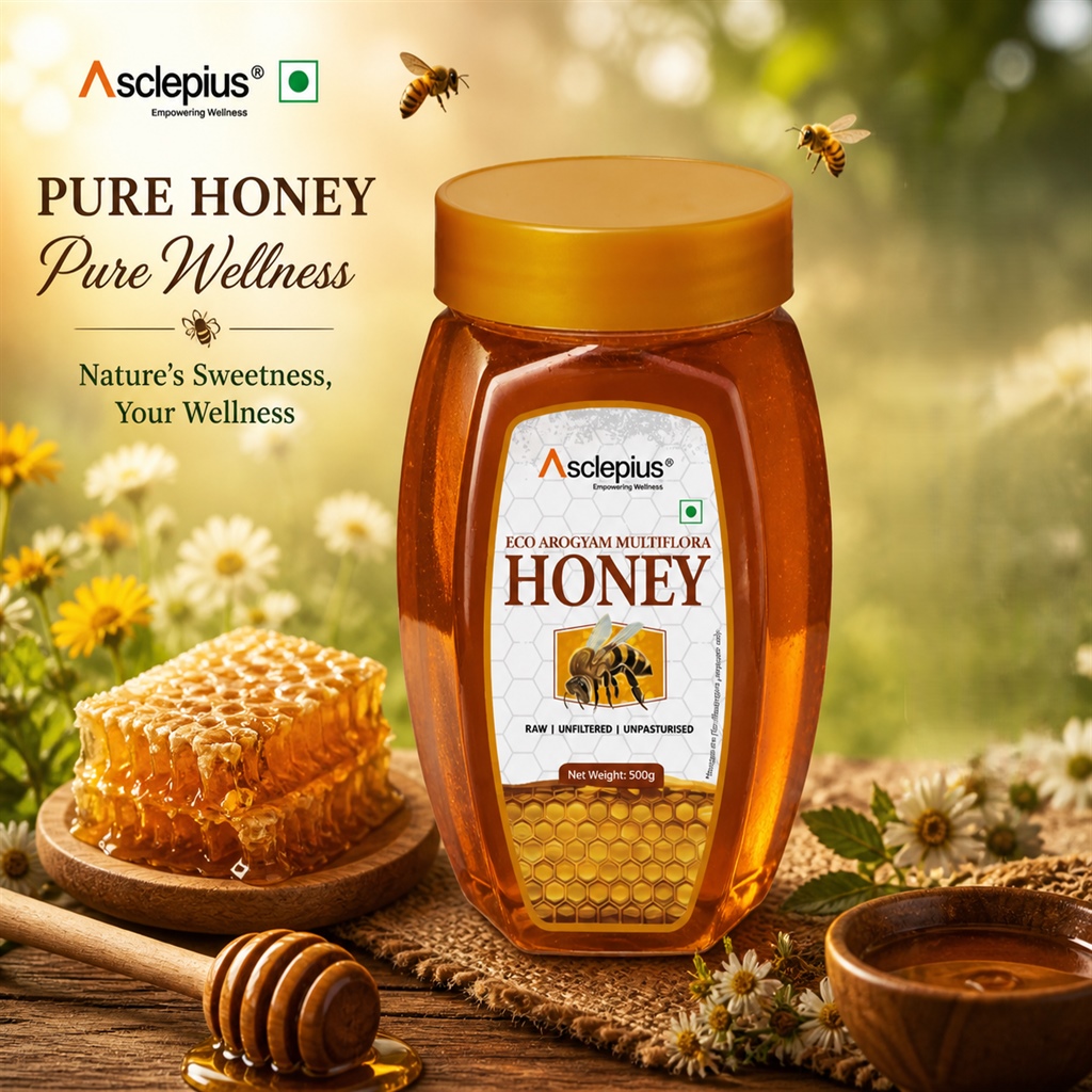 ECO AROGYAM MULTIFLORA HONEY (NEW)