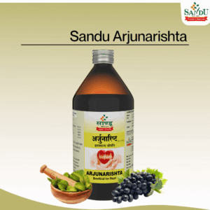 SANDU ARJUNARISHTA ~ Support cardiovascular wellness, healthy circulation, and overall vitality